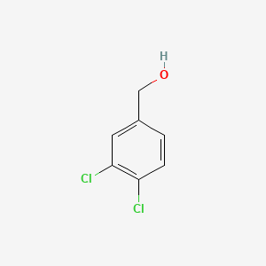 Chemical structure of 3,4-Dichlorobenzyl Alcohol