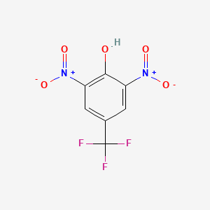 Chemical structure of 2,6-Dinitro-4-(trifluoromethyl)phenol