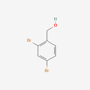 Chemical structure of 2,4-Dibromobenzyl Alcohol