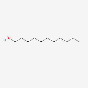 Chemical structure of 2-Dodecanol