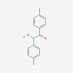 Chemical structure of 4,4'-Dimethylbenzoin