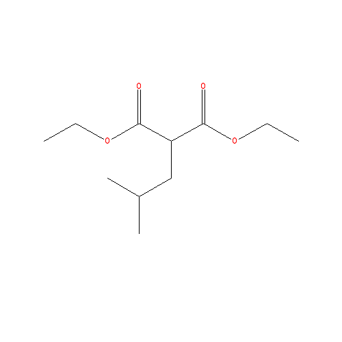 Chemical structure of Diethyl Isobutylmalonate