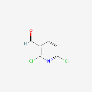 Chemical structure of 2,6-Dichloropyridine-3-carbaldehyde