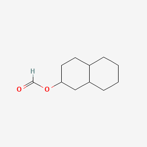 Chemical structure of Decahydro-2-naphthyl Formate (mixture of isomers)