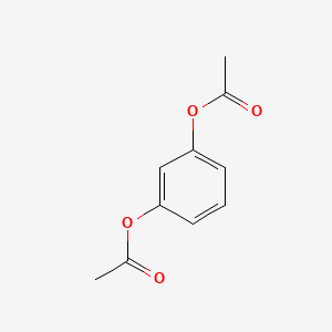 Chemical structure of 1,3-Diacetoxybenzene