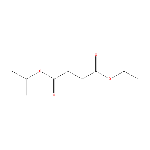 Chemical structure of Diisopropyl Succinate