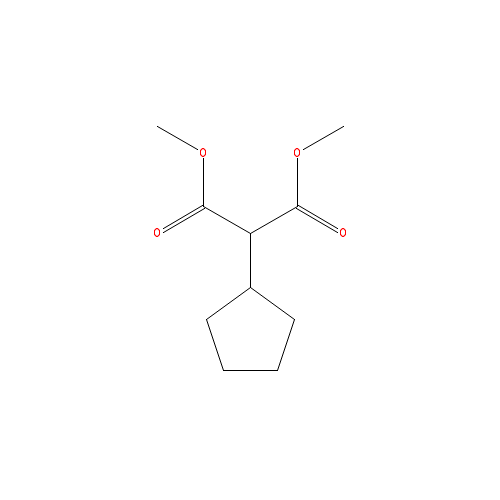 Chemical structure of Dimethyl Cyclopentylmalonate