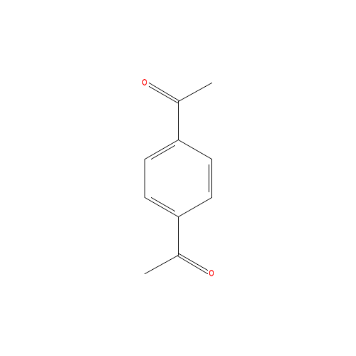 Chemical structure of 1,4-Diacetylbenzene