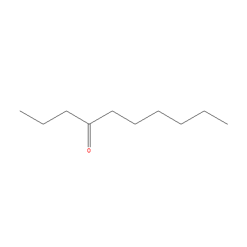 Chemical structure of 4-Decanone