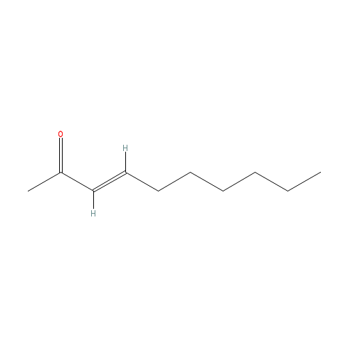 Chemical structure of 3-Decen-2-one