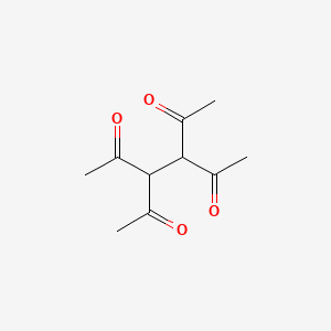 Chemical structure of 3,4-Diacetyl-2,5-hexanedione