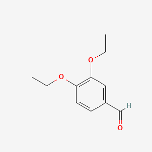 Chemical structure of 3,4-Diethoxybenzaldehyde