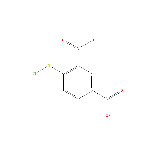 Chemical structure of 2,4-Dinitrophenylsulfenyl Chloride