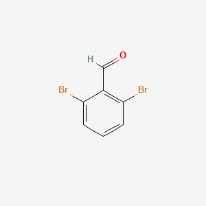 Chemical structure of 2,6-Dibromobenzaldehyde