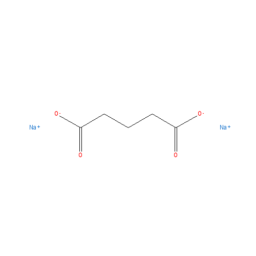 Chemical structure of Disodium Glutarate