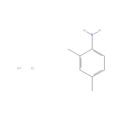 Chemical structure of 2,4-Dimethylaniline Hydrochloride