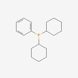 Chemical structure of Dicyclohexylphenylphosphine