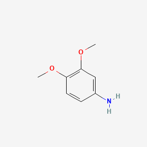 Chemical structure of 3,4-Dimethoxyaniline