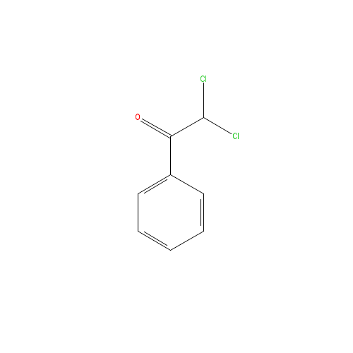 Chemical structure of 2,2-Dichloroacetophenone