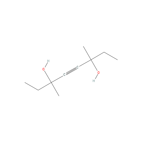 Chemical structure of 3,6-Dimethyl-4-octyne-3,6-diol