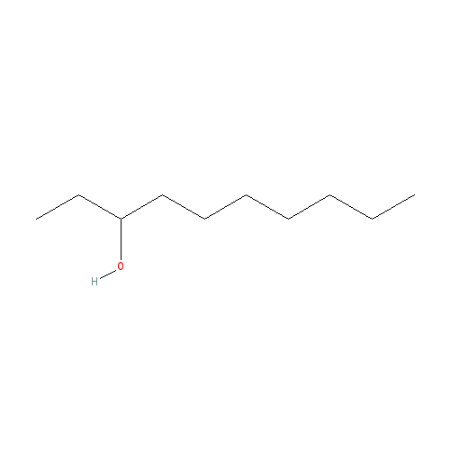 Chemical structure of 3-Decanol