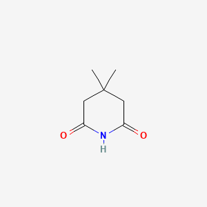 Chemical structure of 3,3-Dimethylglutarimide