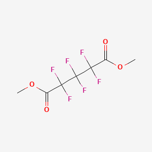 Chemical structure of Dimethyl Hexafluoroglutarate