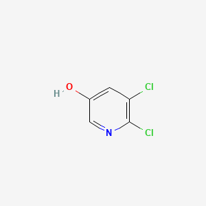 Chemical structure of 2,3-Dichloro-5-hydroxypyridine