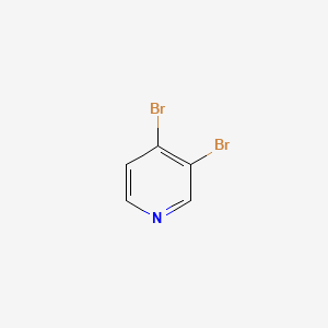 Chemical structure of 3,4-Dibromopyridine