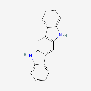 Chemical structure of 5,11-Dihydroindolo[3,2-b]carbazole