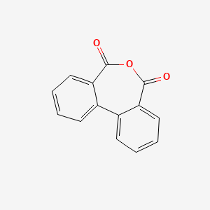 Chemical structure of Diphenic Anhydride