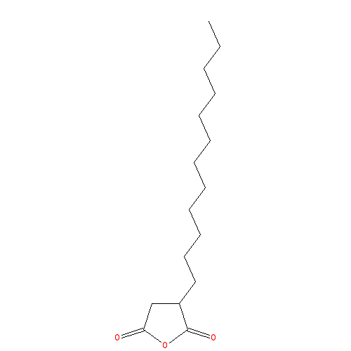 Chemical structure of Dodecylsuccinic Anhydride