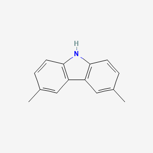 Chemical structure of 3,6-Dimethylcarbazole
