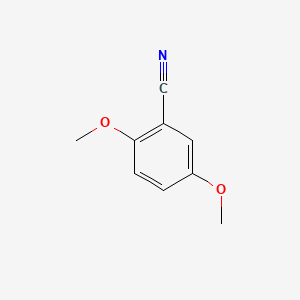 Chemical structure of 2,5-Dimethoxybenzonitrile