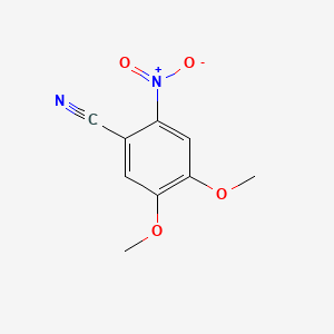 Chemical structure of 4,5-Dimethoxy-2-nitrobenzonitrile