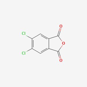 Chemical structure of 4,5-Dichlorophthalic Anhydride