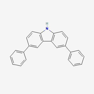 Chemical structure of 3,6-Diphenylcarbazole