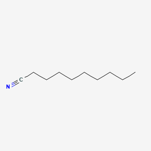 Chemical structure of Decanenitrile