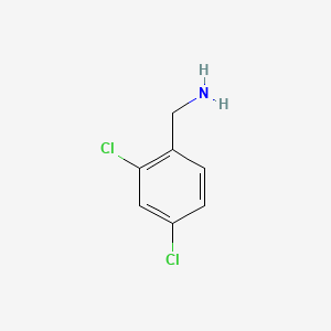 Chemical structure of 2,4-Dichlorobenzylamine