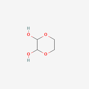 Chemical structure of 1,4-Dioxane-2,3-diol