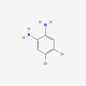 Chemical structure of 4,5-Dibromo-1,2-phenylenediamine