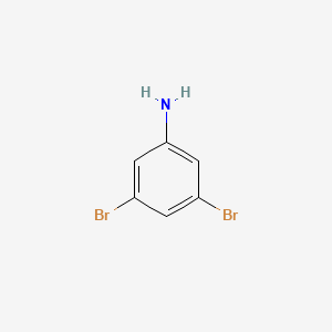 Chemical structure of 3,5-Dibromoaniline