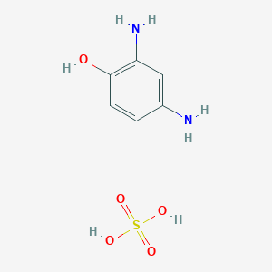 Chemical structure of 2,4-Diaminophenol Sulfate