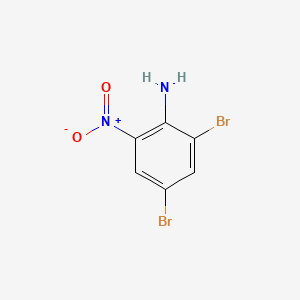 Chemical structure of 2,4-Dibromo-6-nitroaniline