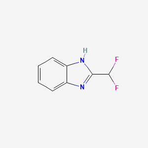 Chemical structure of 2-(Difluoromethyl)benzimidazole