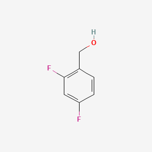 Chemical structure of 2,4-Difluorobenzyl Alcohol