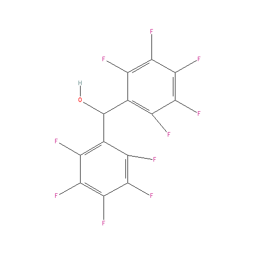 Chemical structure of Decafluorobenzhydrol