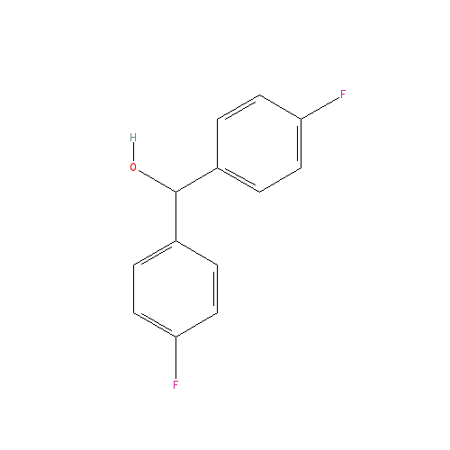 Chemical structure of 4,4'-Difluorobenzhydrol