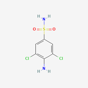 Chemical structure of 3,5-Dichlorosulfanilamide