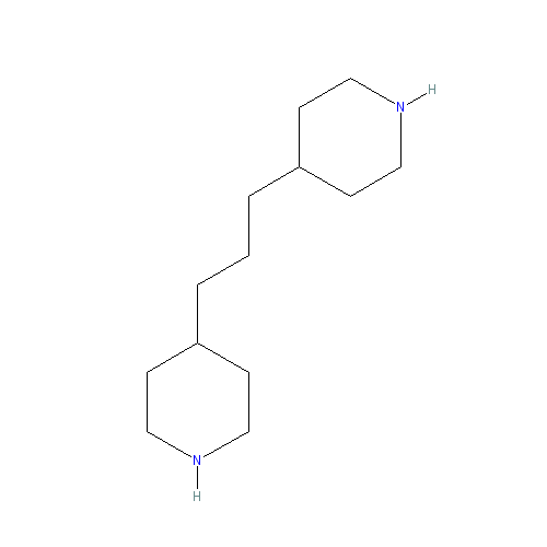 Chemical structure of 1,3-Di-4-piperidylpropane